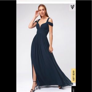 Lulu’s Navy Blue  Dress